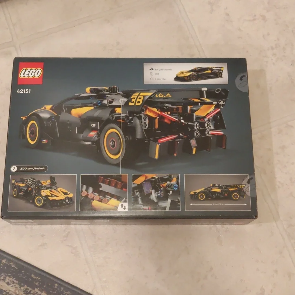 New!Bugatti Building Sets & Blocks Y2K Retro Inspired Development Technic Race